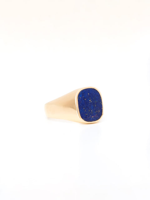 Lapis Signet Ring