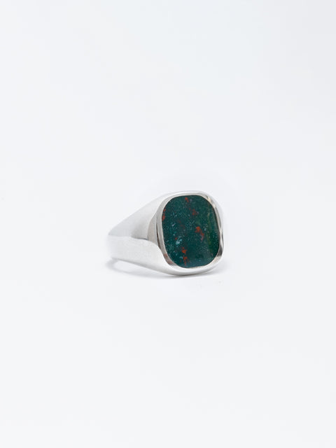 Bloodstone Signet Ring