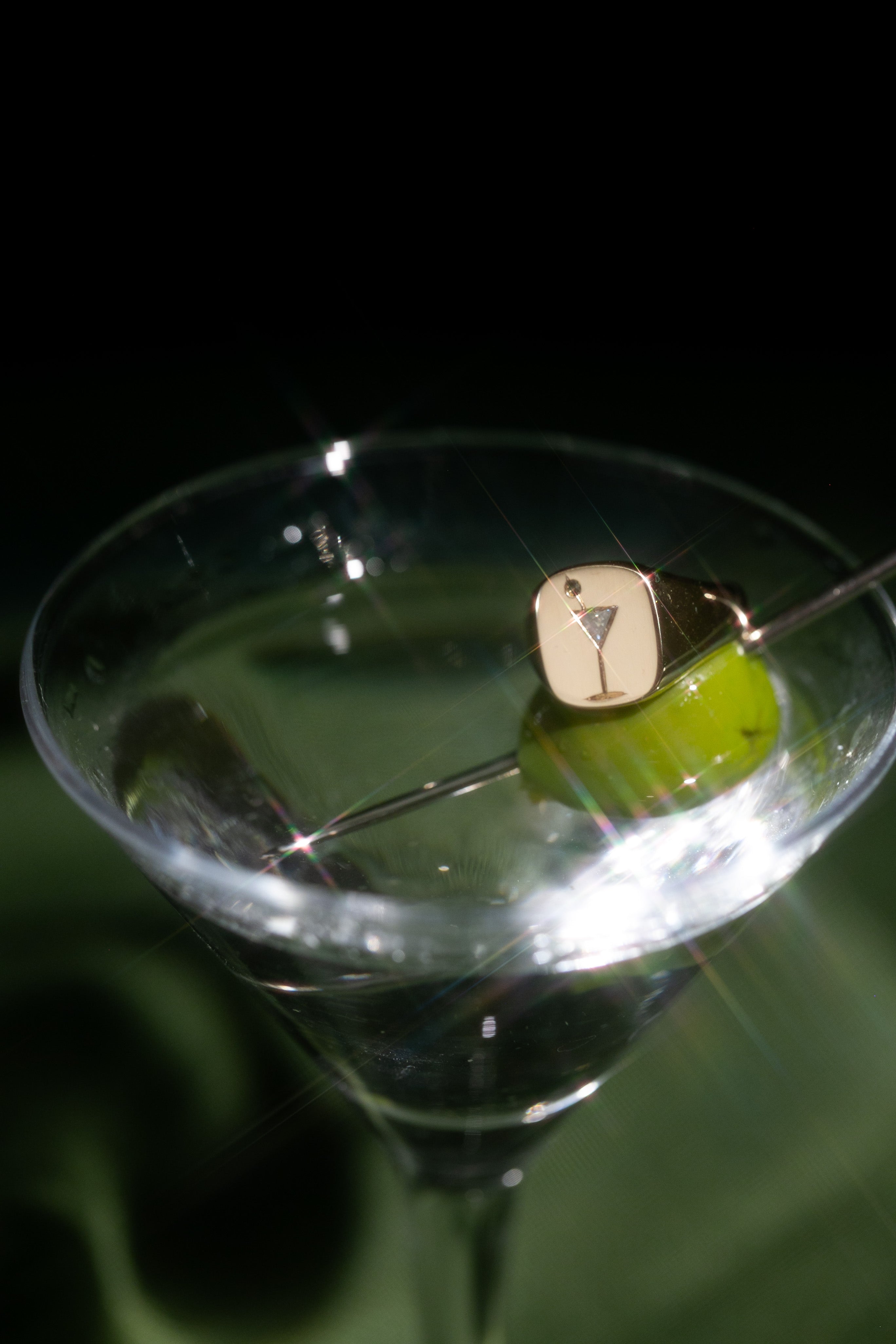 The Martini Cocktail Ring: The Difference Between Good and Right