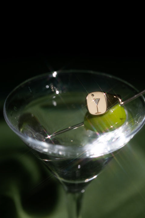 The Martini Cocktail Ring: The Difference Between Good and Right