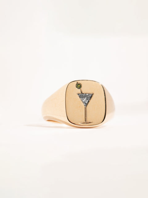Martini Cocktail Ring