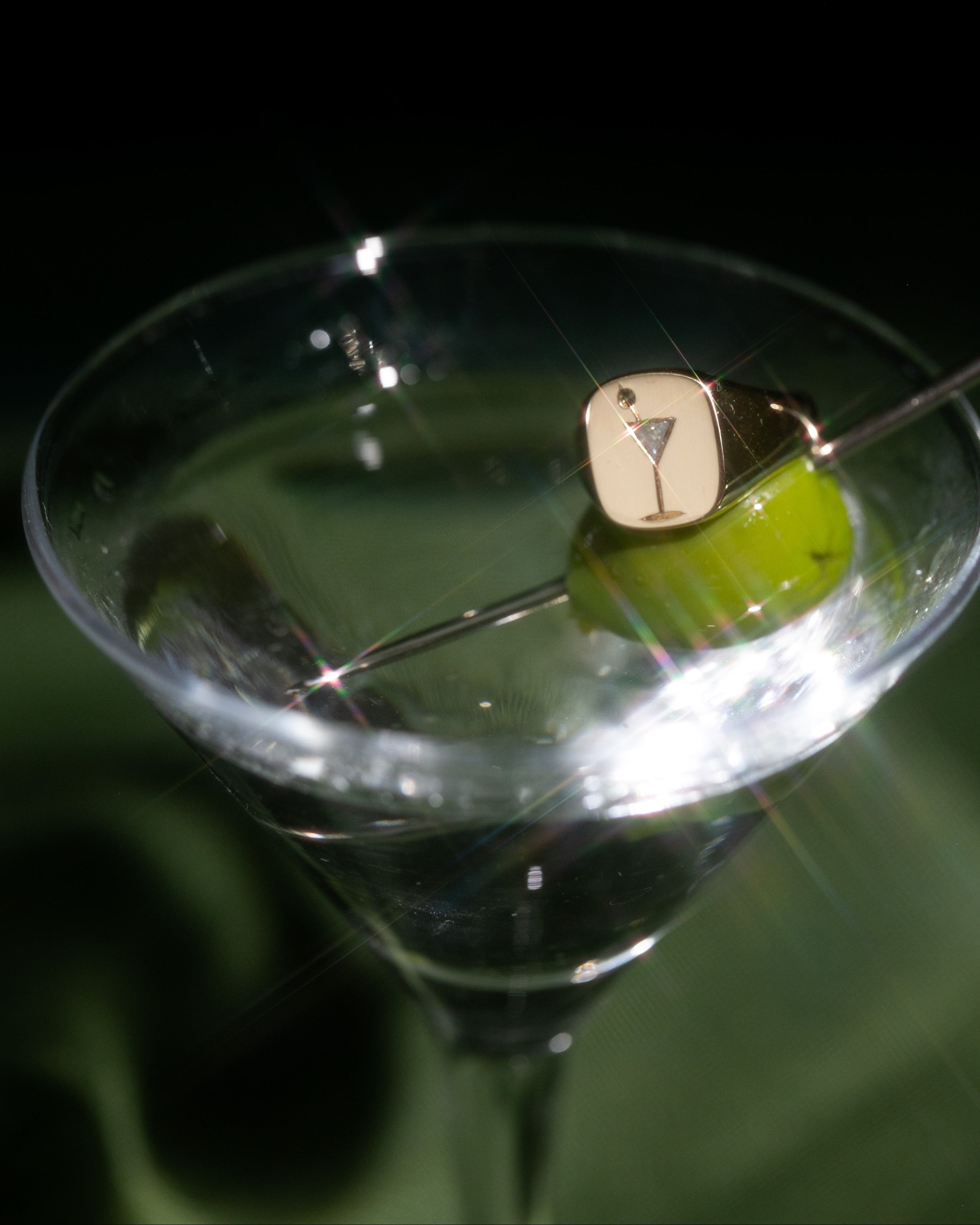 Martini Cocktail Ring