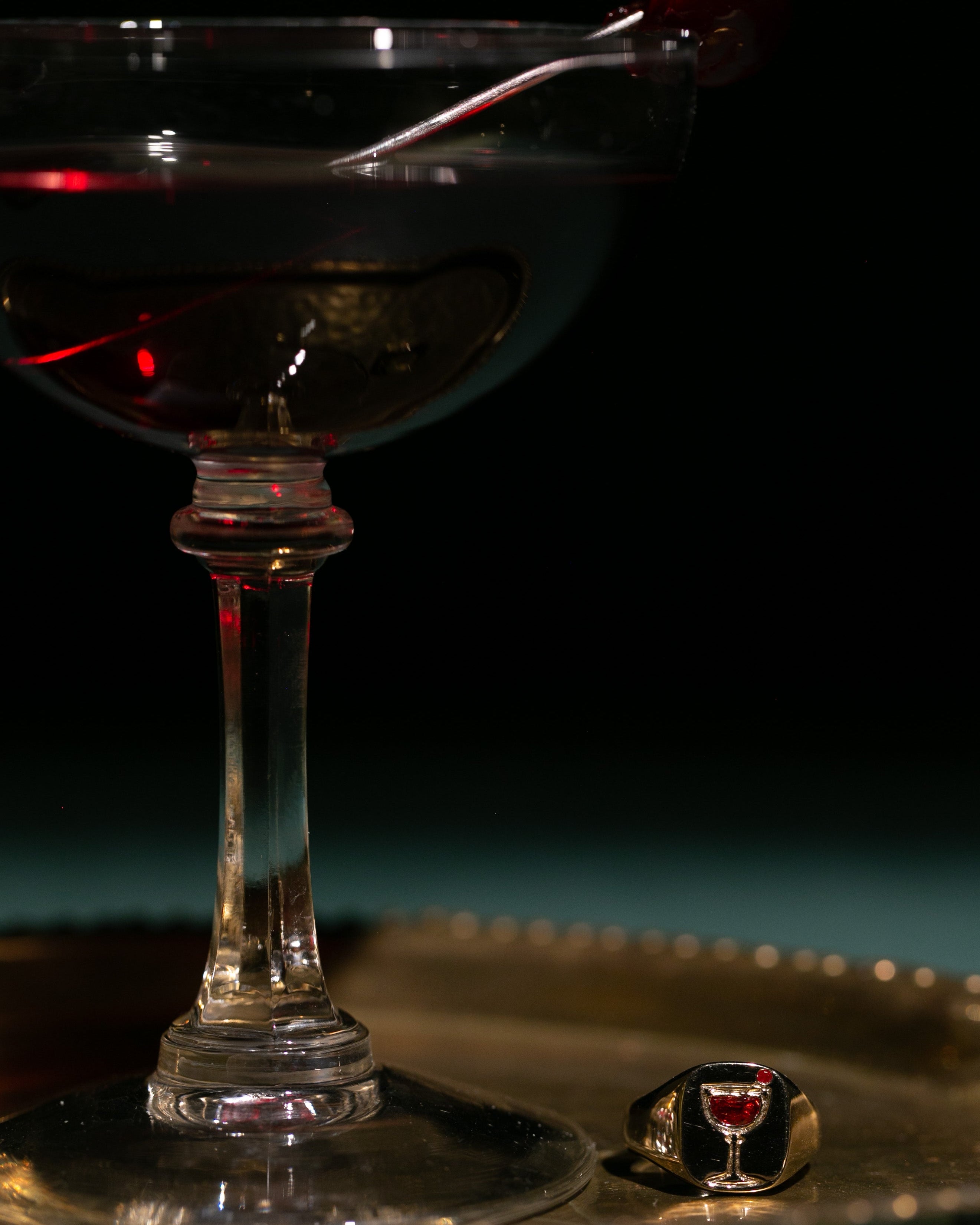 Manhattan Cocktail Ring