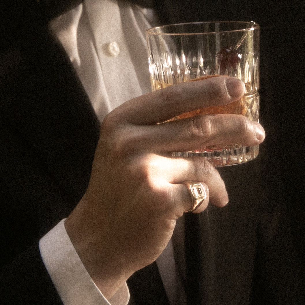 Old Fashioned Cocktail Ring
