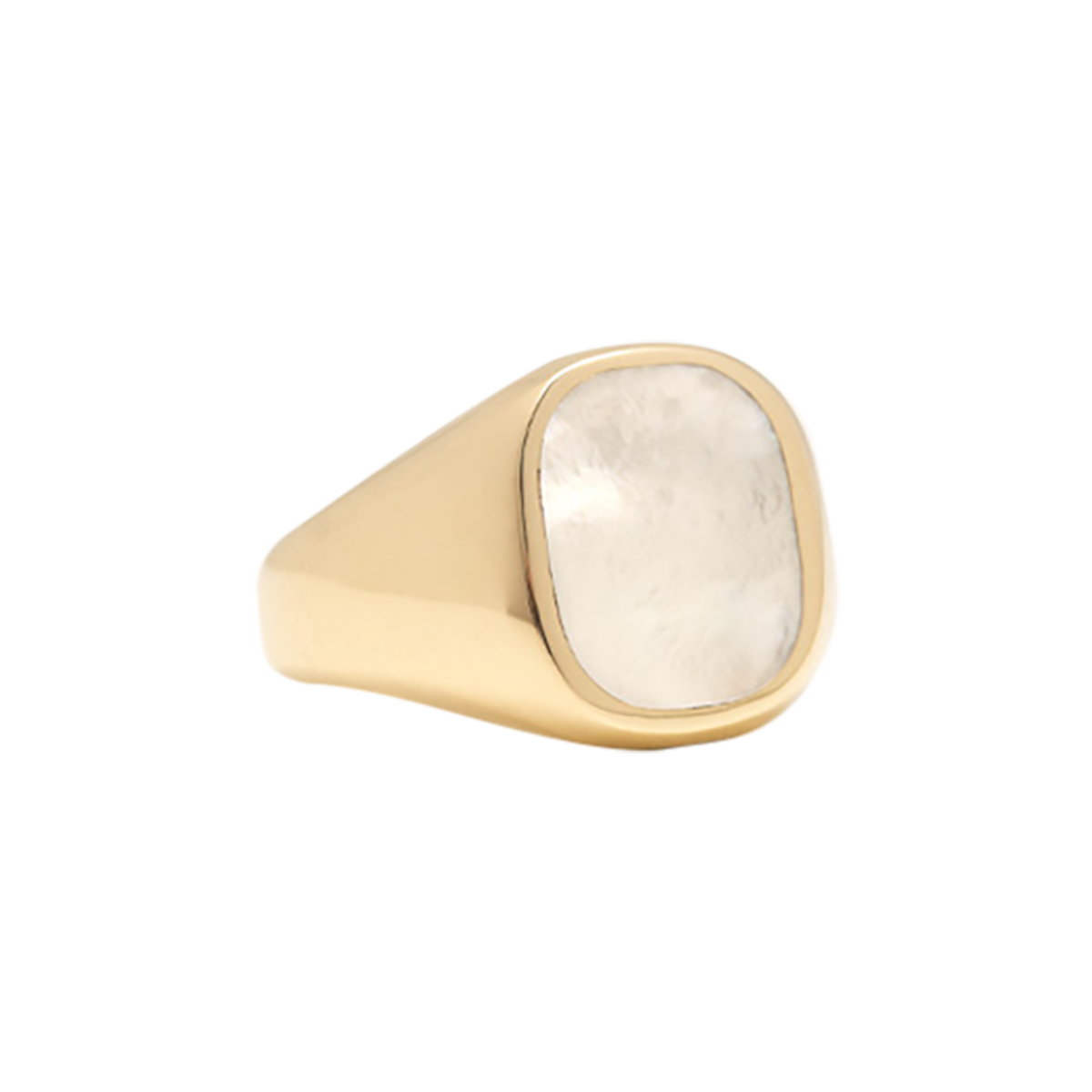 Mother of Pearl Signet Ring