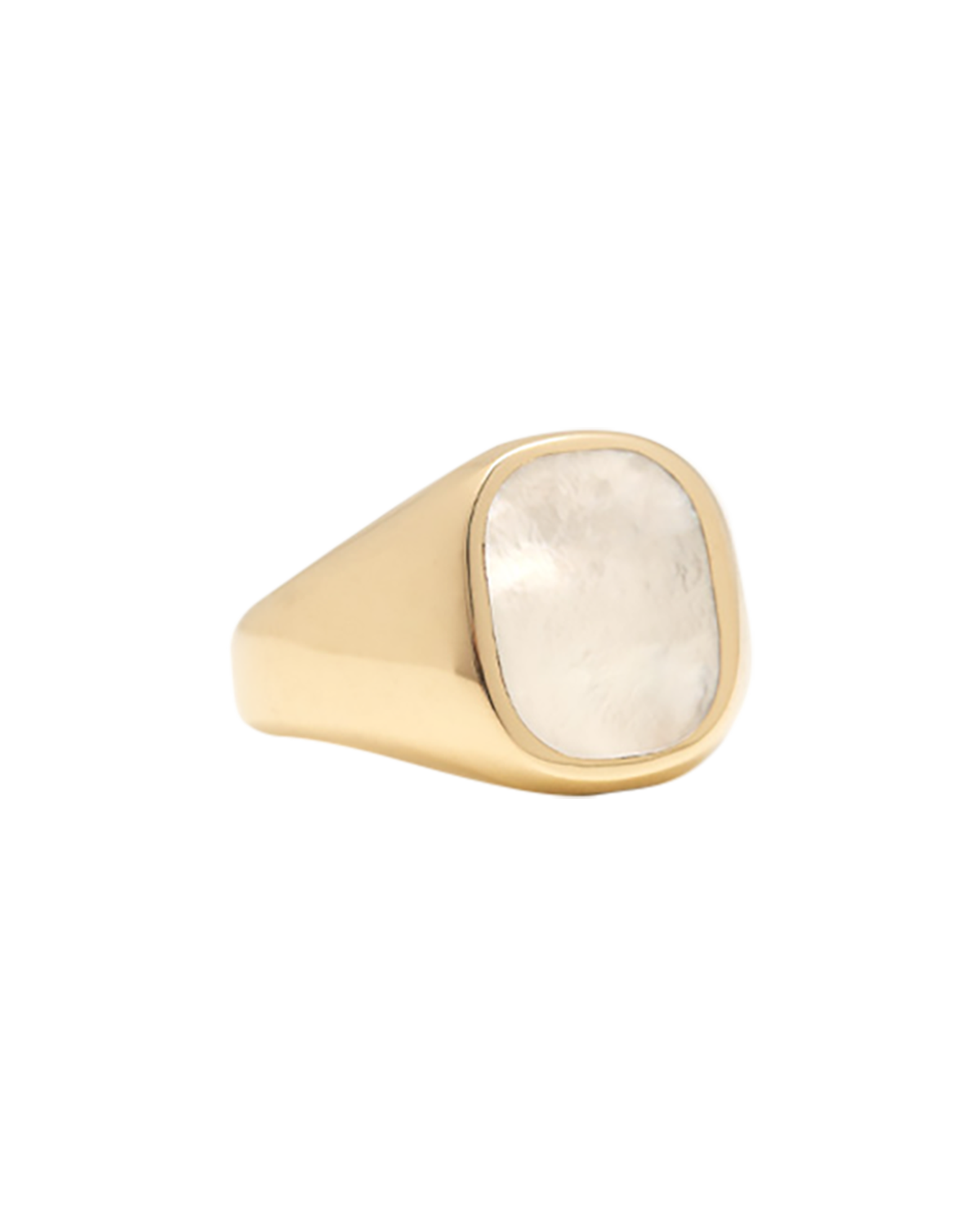 Mother of Pearl Signet Ring