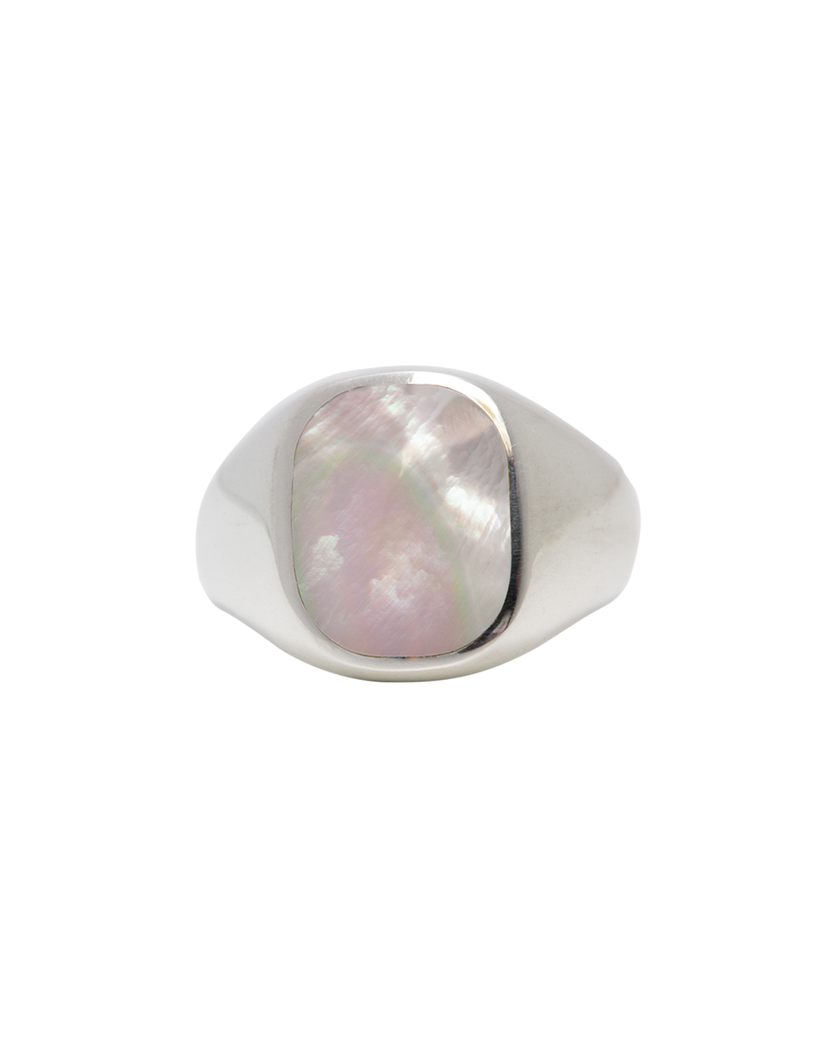 Mother of Pearl Signet Ring