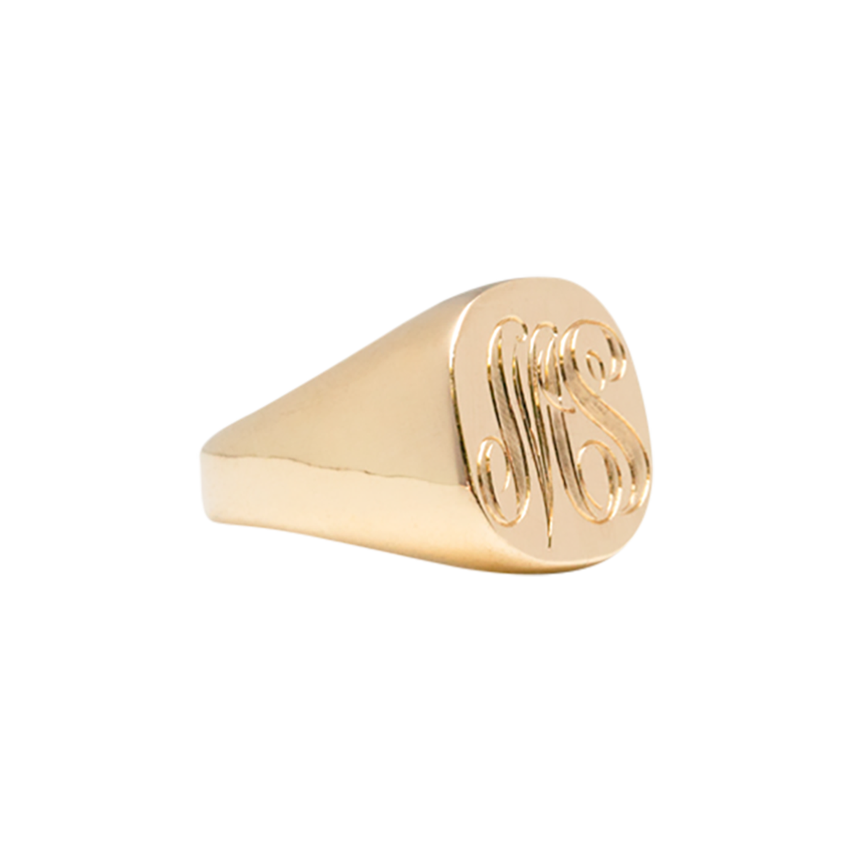 Monogram Signet - 14k & 18k Solid Gold