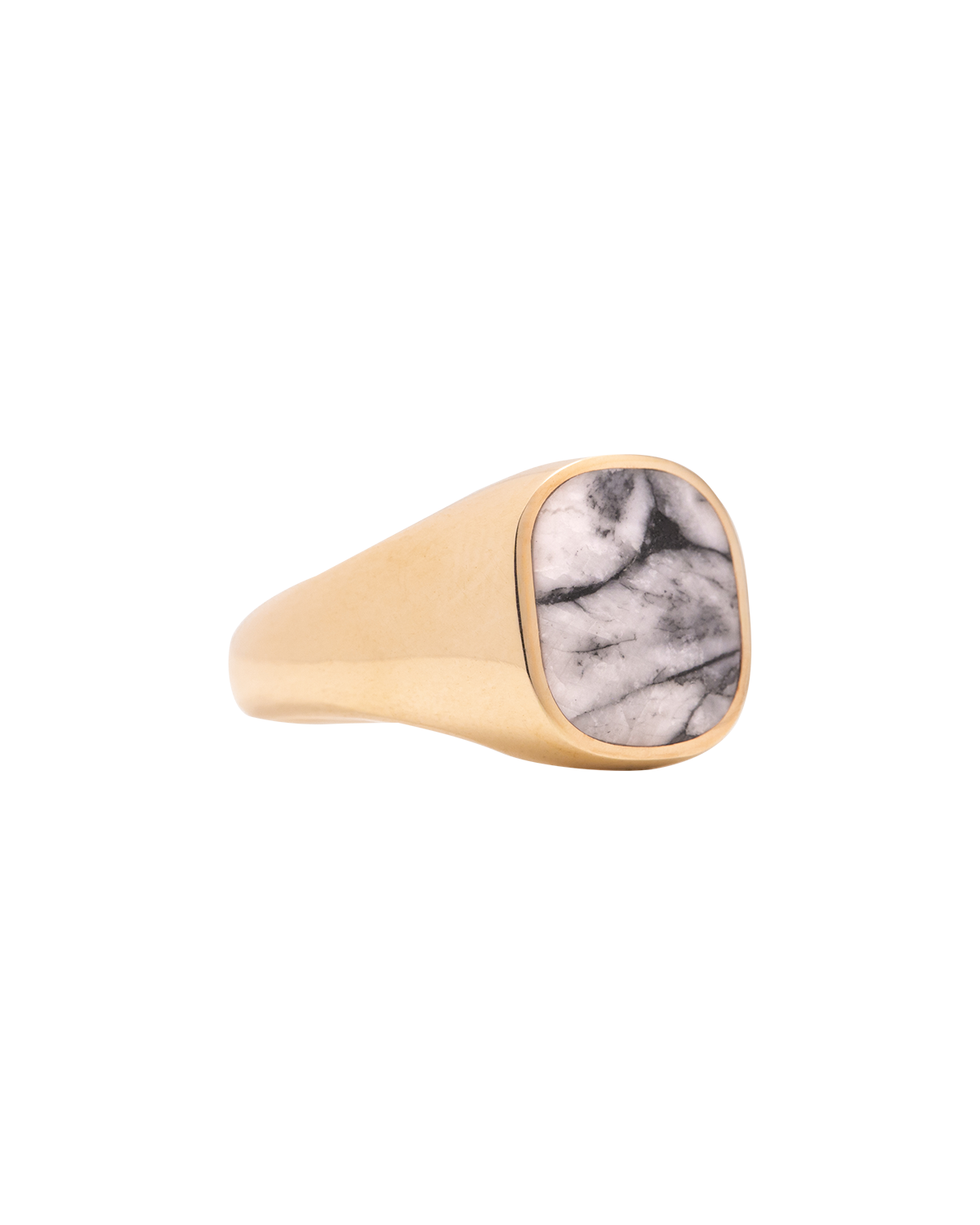 Pinestone Signet Ring