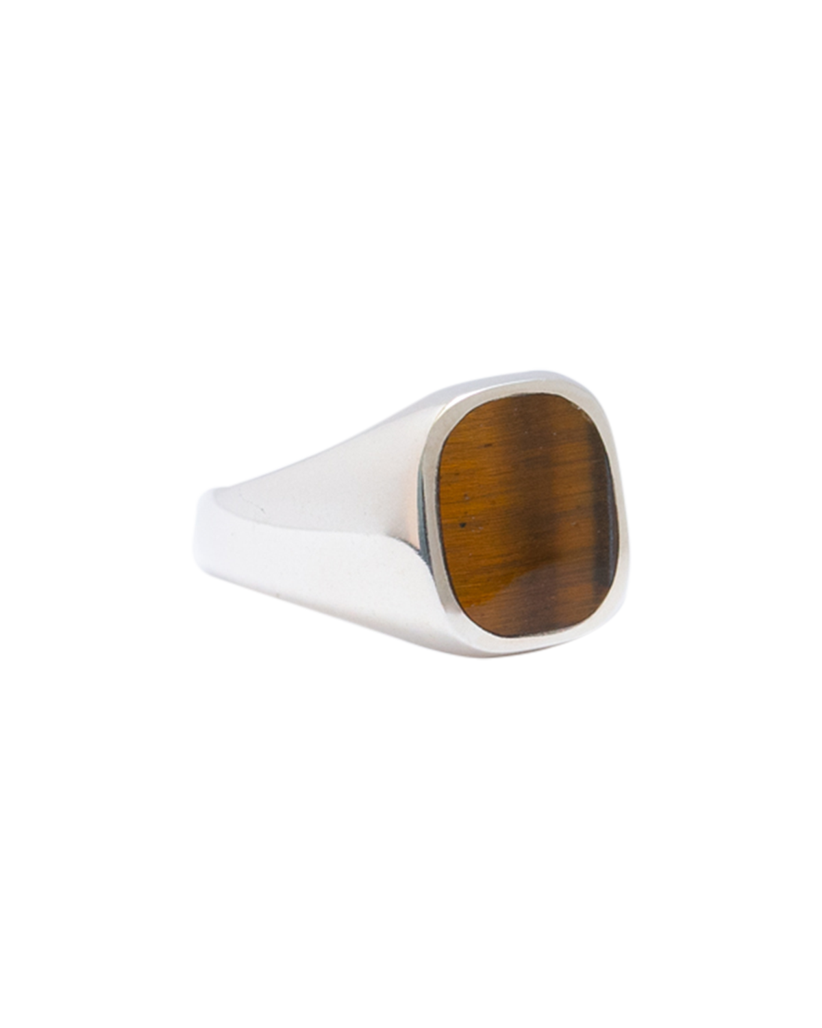 Tigers Eye Signet Ring
