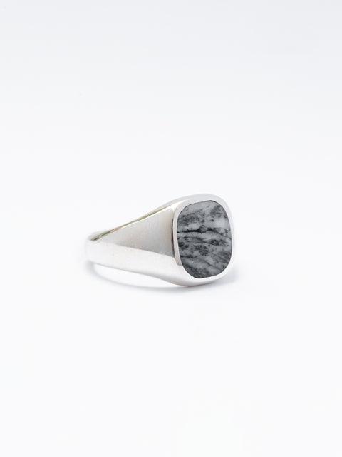 Pinestone Signet Ring